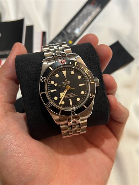 Tudor Black Bay 58 on a Strapcode Jubilee 